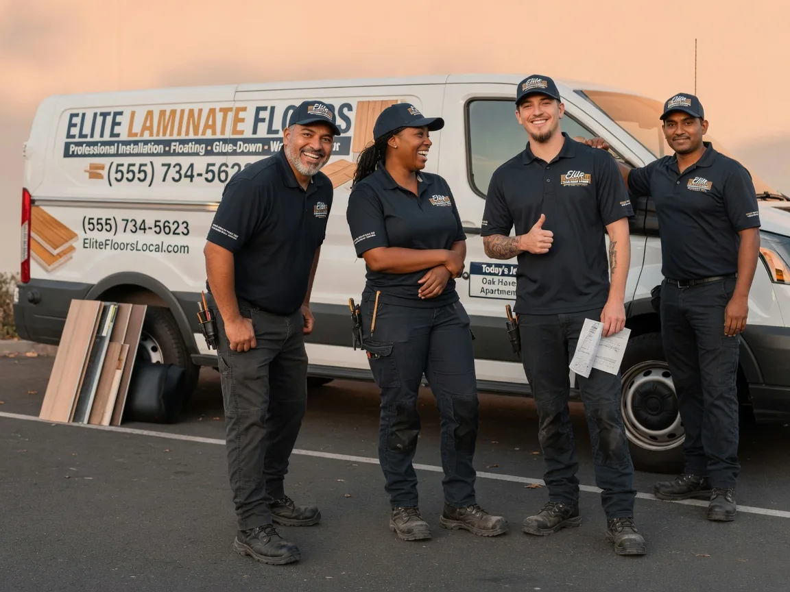 Laminate flooring installation company in Butte, ND